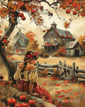 Carica l'immagine nel visualizzatore di Gallery, Diamond Painting - Ragazza di campagna in autunno