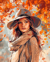 Carica l&#39;immagine nel visualizzatore di Gallery, Diamond Painting - Dama dei venti autunnali