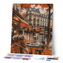 Carica l'immagine nel visualizzatore di Gallery, Diamond Painting - L'ora del caffè autunnale