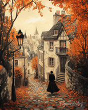 Carica l'immagine nel visualizzatore di Gallery, Diamond Painting - Passeggiata autunnale nel centro storico