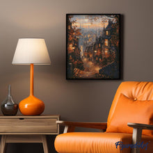 Carica l&#39;immagine nel visualizzatore di Gallery, Diamond Painting - Strada autunnale nel centro storico