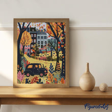 Carica l'immagine nel visualizzatore di Gallery, Diamond Painting - Auto d'epoca in autunno
