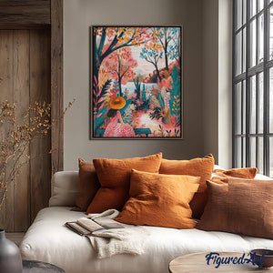 Diamond Painting - Giardino colorato autunnale