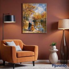Carica l&#39;immagine nel visualizzatore di Gallery, Diamond Painting - Gita autunnale ispirata a Renoir