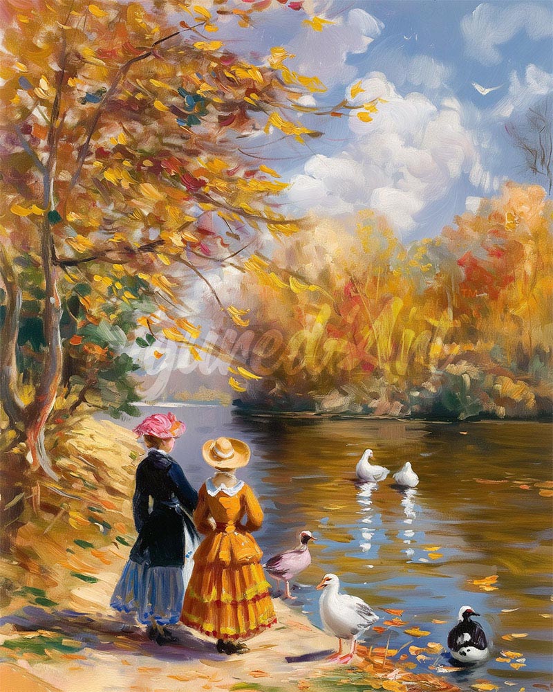 Diamond Painting - Gita autunnale ispirata a Renoir