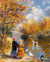 Carica l'immagine nel visualizzatore di Gallery, Diamond Painting - Gita autunnale ispirata a Renoir