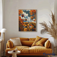 Carica l&#39;immagine nel visualizzatore di Gallery, Diamond Painting - Avventura autunnale in mongolfiera