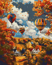 Carica l&#39;immagine nel visualizzatore di Gallery, Diamond Painting - Avventura autunnale in mongolfiera