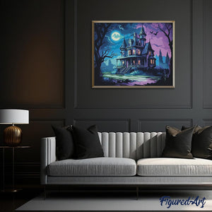 Diamond Painting - Il maniero infestato