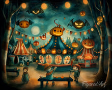 Carica l'immagine nel visualizzatore di Gallery, Diamond Painting - Festa in maschera ad Halloween