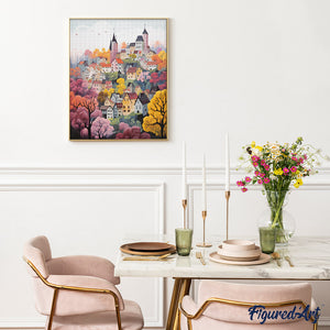 Diamond Painting - Villaggio da Sogno Viola