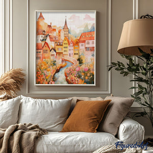 Diamond Painting - Villaggio da Sogno Ambra