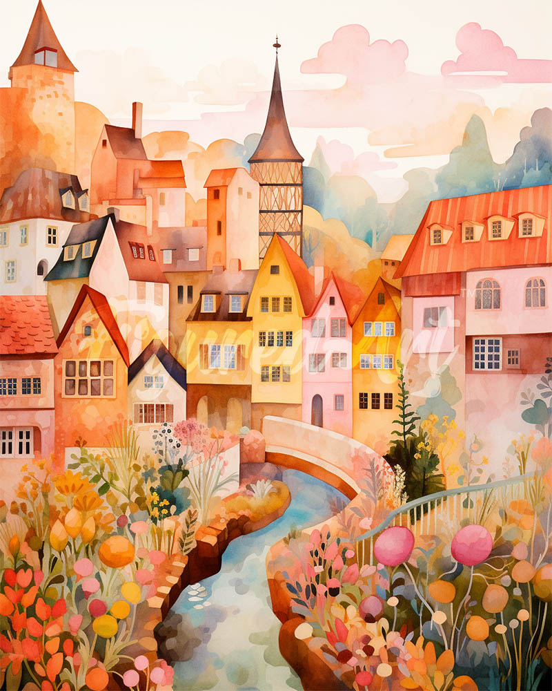 Diamond Painting - Villaggio da Sogno Ambra