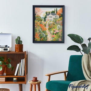 Diamond Painting - Villa con Giardino
