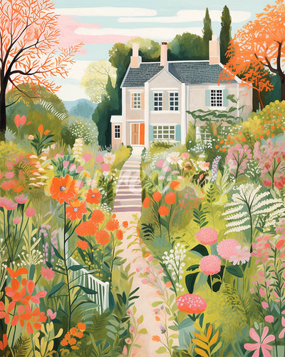 Diamond Painting - Villa con Giardino