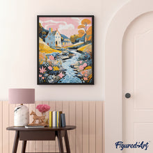 Carica l&#39;immagine nel visualizzatore di Gallery, Diamond Painting - Villa sul Ruscello