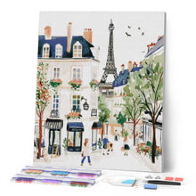 Carica l'immagine nel visualizzatore di Gallery, Diamond Painting - Strada di Parigi ad Acquerello