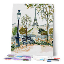 Carica l'immagine nel visualizzatore di Gallery, Diamond Painting - Giardino di Parigi ad Acquerello