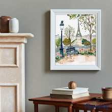 Carica l&#39;immagine nel visualizzatore di Gallery, Diamond Painting - Giardino di Parigi ad Acquerello