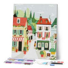 Carica l'immagine nel visualizzatore di Gallery, Diamond Painting - Villaggio con Vista Verde