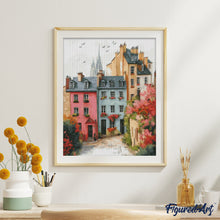 Carica l&#39;immagine nel visualizzatore di Gallery, Diamond Painting - Vecchio Borgo Colorato