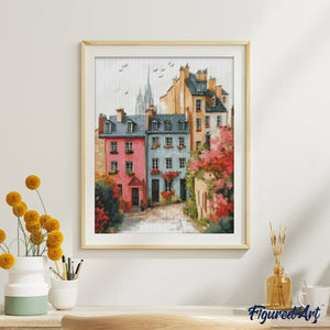 Diamond Painting - Vecchio Borgo Colorato