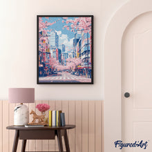 Carica l&#39;immagine nel visualizzatore di Gallery, Diamond Painting - Fiori di Ciliegio a Tokyo