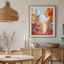 Carica l'immagine nel visualizzatore di Gallery, Diamond Painting - Borgo Antico in Stagione Dorata