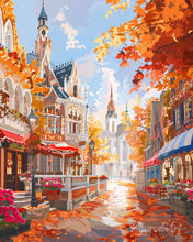 Carica l'immagine nel visualizzatore di Gallery, Diamond Painting - Borgo Antico in Stagione Dorata