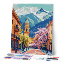 Carica l'immagine nel visualizzatore di Gallery, Diamond Painting - Villaggio Alpino Colorato