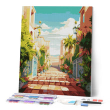 Carica l'immagine nel visualizzatore di Gallery, Diamond Painting - Scalinata verso la costa