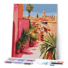 Carica l'immagine nel visualizzatore di Gallery, Diamond Painting - Vista sulla Città Marocchina