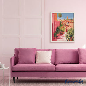 Diamond Painting - Vista sulla Città Marocchina
