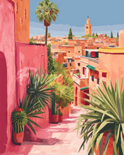Carica l&#39;immagine nel visualizzatore di Gallery, Diamond Painting - Vista sulla Città Marocchina