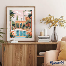 Carica l&#39;immagine nel visualizzatore di Gallery, Diamond Painting - Villa a Marrakech
