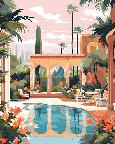 Diamond Painting - Villa a Marrakech