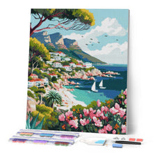 Carica l'immagine nel visualizzatore di Gallery, Diamond Painting - Città Costiera in Primavera