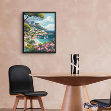Carica l&#39;immagine nel visualizzatore di Gallery, Diamond Painting - Città Costiera in Primavera