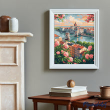 Carica l&#39;immagine nel visualizzatore di Gallery, Diamond Painting - Budapest in Fiore