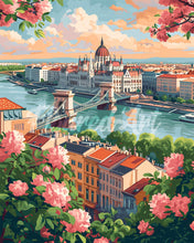 Carica l&#39;immagine nel visualizzatore di Gallery, Diamond Painting - Budapest in Fiore