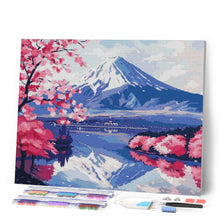Carica l'immagine nel visualizzatore di Gallery, Diamond Painting - Monte Fuji e Sakura in Fiore