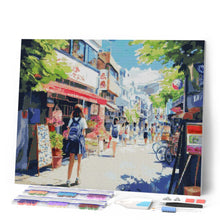 Carica l'immagine nel visualizzatore di Gallery, Diamond Painting - Mattina in un Quartiere Giapponese