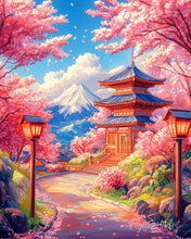 Carica l'immagine nel visualizzatore di Gallery, Diamond Painting - Viale dei Sakura verso la Pagoda
