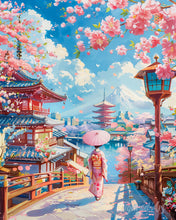 Carica l'immagine nel visualizzatore di Gallery, Diamond Painting - Viale dei Sakura a Kyoto