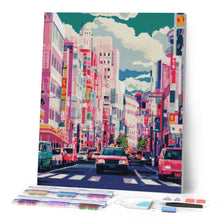 Carica l'immagine nel visualizzatore di Gallery, Diamond Painting - Strada Affollata in Giappone