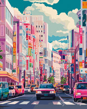 Carica l'immagine nel visualizzatore di Gallery, Diamond Painting - Strada Affollata in Giappone