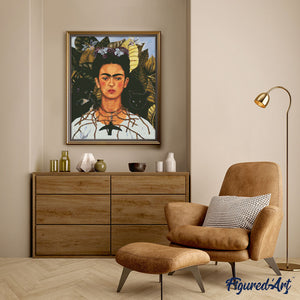 Diamond Painting - Frida - Autoritratto con collana di spine