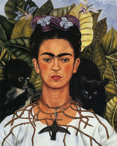Diamond Painting - Frida - Autoritratto con collana di spine