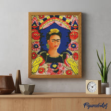Carica l&#39;immagine nel visualizzatore di Gallery, Diamond Painting - Frida - La cornice