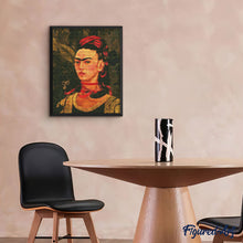 Carica l&#39;immagine nel visualizzatore di Gallery, Diamond Painting - Frida - Autoritratto con scimmia 1940